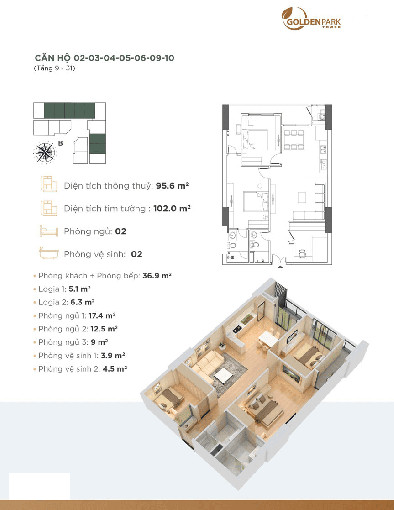 Chính Chủ Bán Căn 3 Phòng Ngủ Tầng 18 View Cv Cầu Giấy Nhỉnh 4 Tỷ, Full Nội Thất Châu âu 5