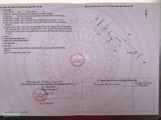 Chính Chủ Bán Nhanh 8 Nền F0 Mặt Tiền đường 16 Mét Hl 607 (dh 601) Tân định, Bến Cát, Bình Dương Sát Ngã Tư Mptv 4