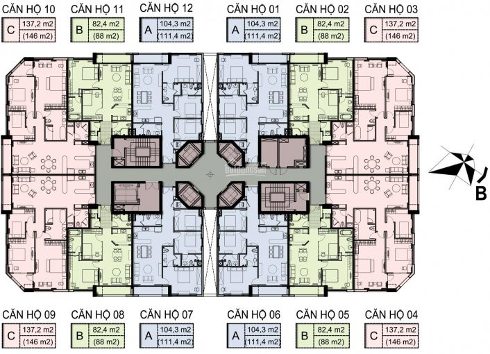 Chính Chủ Bán Nhanh Căn Hộ 2pn Rẻ Nhất Chung Cư 59 Xuân Diệu, 3 Mặt View Hồ Tây Xem Thực Tế 88m2  0911071369 2