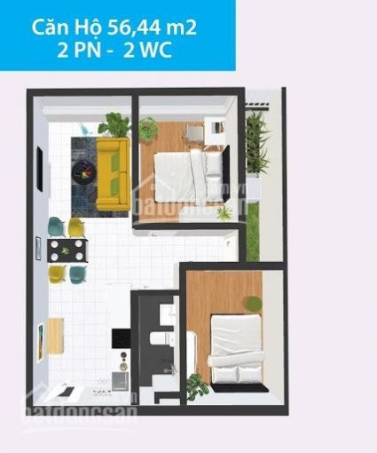 Chính Chủ Bán Nhanh Căn Hộ Chung Cư Quận 9, Dự án Topaz Home 2 Ngay Suối Tiên Giá Chỉ 1 Tỷ 430tr 63m2, Bao Thuế Phí 1