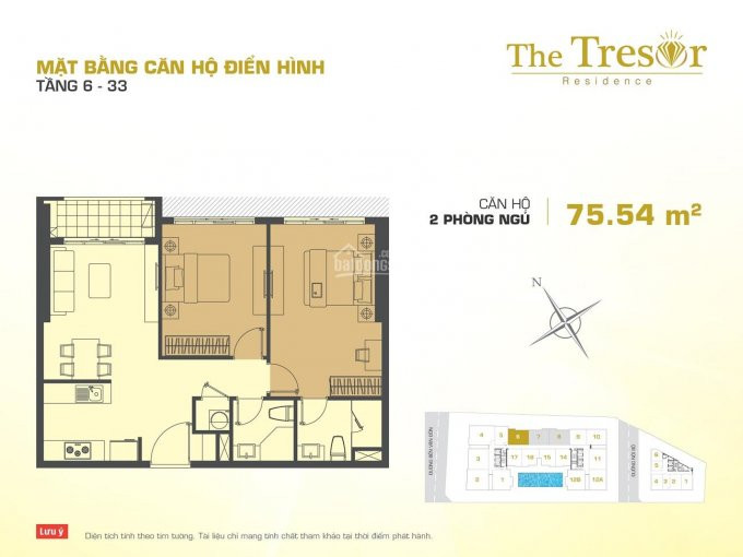 Chính Chủ Bán Nhanh Căn Hộ The Tresor, 75m2, Giá Bán 49 Tỷ (full Nội Thất) - Lh: 0918753177 4