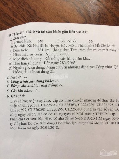 Chính Chủ Bán Nhanh đất Hóc Môn, Vị Trí đẹp, đường Lớn, Tiện Làm Biệt Thự, Nhà Xưởng, Sẵn Tường Bao 5