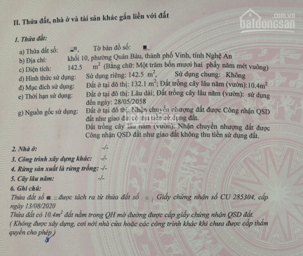 Chính Chủ Bán Nhanh đất Mặt đường Hồ Bá Kiện, Khối 10 Quán Bàu, Rẻ Hơn Khu Vực, đất đầu Tư Lh0915089933 2