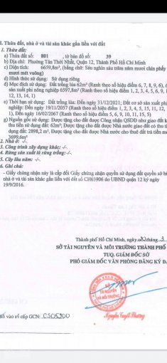 Chính Chủ Bán Nhanh đất Mt đường Số 7, P Tân Thới Nhất, Q 12 Dt 6659m2 7