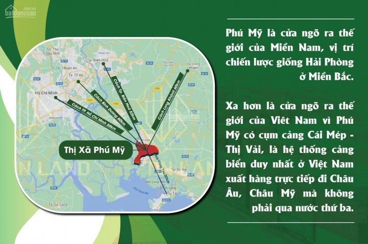 Chính Chủ Bán Nhanh đất Sổ đỏ Phú Mỹ Ngay Sân Bay Long Thành, Giá Chỉ 7tr/m2 Lh: 0916867884 2