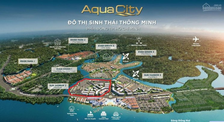 Chính Chủ Bán Nhanh Nhà Phố Aqua City Lộ Giới 22m đi Xuống Trung Tâm Thương Mại, Diện Tích 8x20m, Giá 7 Tỷ 8