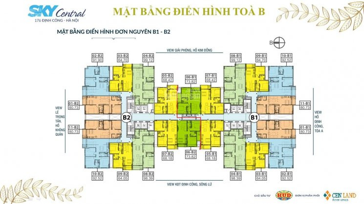 Chính Chủ Bán Nhanh Nhanh Cc Sky 176 định Công 07-b2 (68m2) & 0804-a2 (73,41m2) Giá Chỉ Từ 32tr/m2 Lh:0853*361*032 6