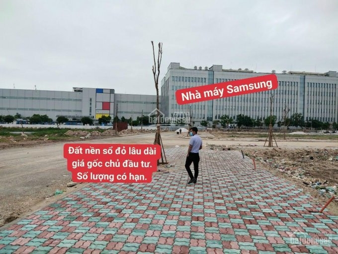 Chính Chủ Cần Bán 2 Lô đối Diện Trung Tâm Thương Mại, Dự án An Bình Trần Xá, Dự án View Nhà Máy Samsung Bn 7