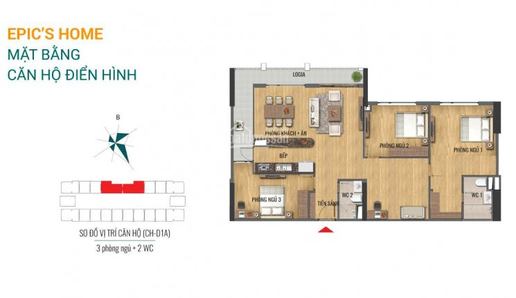 Chính Chủ Cần Bán Căn Hộ Rộng 134m2, 4 Phòng Ngủ Chung Cư Epic Home, Có đầy đủ Nội Thất ưu đãi Lớn Tháng 11 4