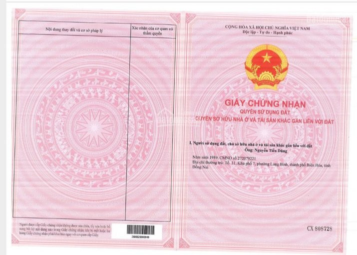 Chính Chủ Kẹt Tiền Bán Gấp Lô Góc Sông Trầu Shr 53x21m Giá 860tr, 0933868541 4