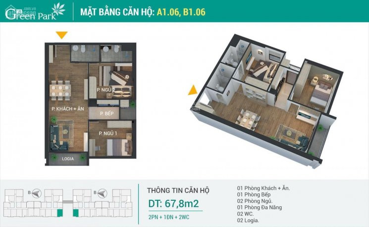 Cơ Hội Cuối Cùng đặt Mua Trực Tiếp Giá Cđt Căn Hộ: 01,04,12 Hot Nhất Dự án Phương đông Green Park 3