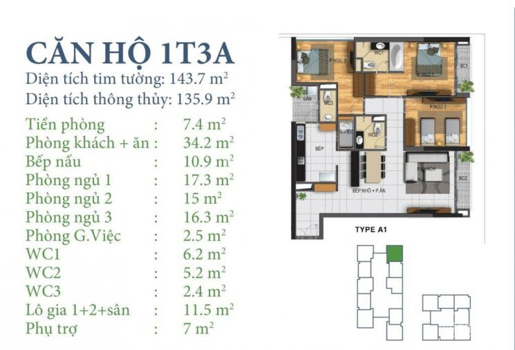 Cực Sốc Căn Hộ 136m2 Mua Trực Tiếp Chủ đầu Tư ở Ngay Chỉ 31,5tr/m2 Xem Nhà Thực Tế 0988468135 4