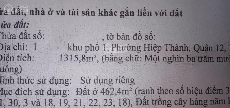 đất Full Thổ Cư Thích Hợp đầu Tư Phân Lô Quận 12 - Tốt Nhất Thị Trường 3