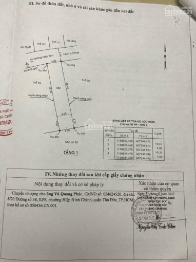 đất Hẻm Xe Hơi, Hẻm 1 Sẹc , Cách Chợ Hiệp Bình , đường Hiệp Bình Chỉ 40m Giá 56 Tỷ Thương Lượng 4