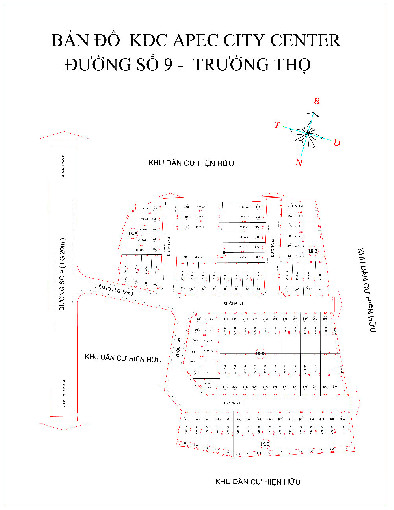 đất Nền Kdc Apec City Center đường Số 9, Liền Kề Vincom Thủ đức Shr, Bán Gấp, 100m2 4