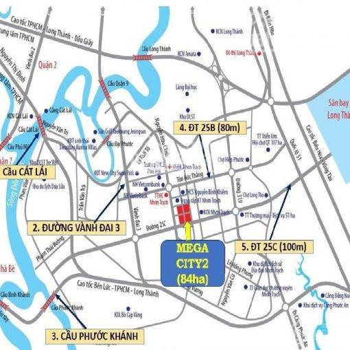 Khách Cần Bán Những Vị Trí đẹp Giá Mềm Dự án Mega City 2, Nhận Ký Gửi Dự án Mega City 2 5