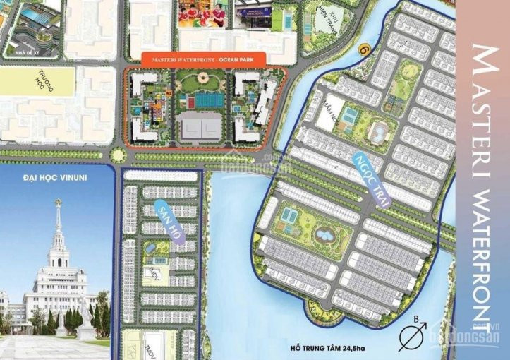 Masteri Waterfront Ocean Park - Ck Tới 6% - Vay 0% đến 30th - Free 5 Năm Dv - Bốc Thăm Xe Mercedes! 5