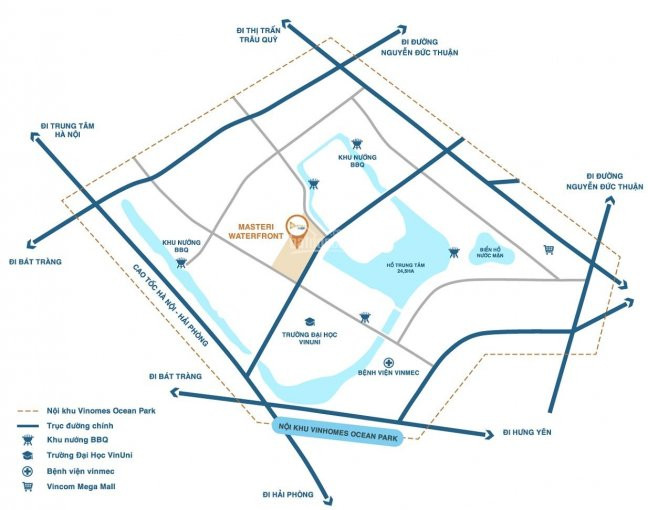 Masteri Waterfront Ocean Park - Ck Tới 6% - Vay 0% đến 30th - Free 5 Năm Dv - Bốc Thăm Xe Mercedes! 6