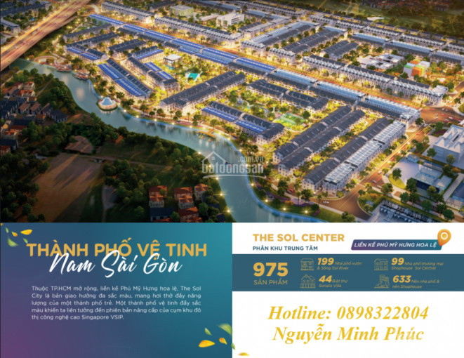 Mở Nhận Booking Chính Thức Khu đô Thị The Sol City - Thắng Lợi Group; Hưng Long, Bình điền Chỉ 50tr 1