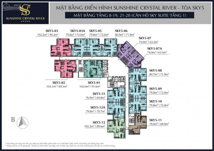 Ra Mắt Ch Duplex Sky Suite Sunshine Crystal River: 64 Tỷ/2pn 1087m2, Htls 0%, Km 70tr, Ck Tới 10% 7