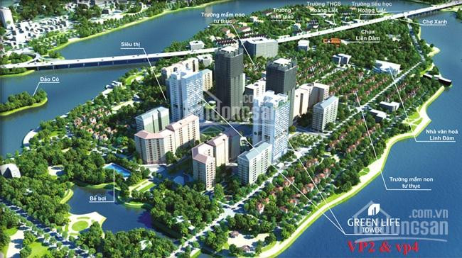 Tôi Cần Bán Căn Hộ 3pn (117,5m2), Tòa Vp2-vp4 Bán đảo Linh đàm, Ban Công Hướng Nam Nhìn Hồ 6