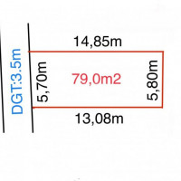 Chính Chủ Bán Nhanh 79m2 đất Thị Trấn Văn Giang, Văn Giang, Hy Sở Hữu 5,70m Mặt Tiền