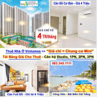 Chủ Nhà Gửi Cho Thuê Hơn 100 Căn Hộ Tại Dự án Vinhomes Smart City