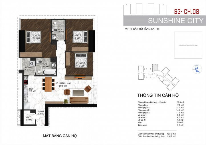 4 Tỷ Sở Hữu Căn Hộ 3pn/116m2 - View Sông Hồng, Cầu Nhật Tân- Chiết Khấu 900 Triệu- Free 2 Năm Dv 2