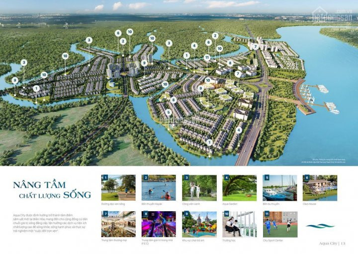 Aqua City Một Nơi ở Cực Kỳ Lý Tưởng Thanh Toán Mỗi Tháng 1% Góc Vườn Hoa đối Diện Công Viên 6 Tỷ 8