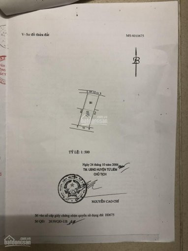 Bán 151m2 đất Phường đông Ngạc Tiện Phân Lô Giá Tốt 1