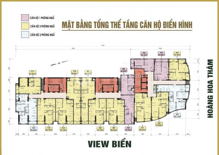 Bán Căn Hộ Chung Cư Vũng Tàu Gold Sea 3 Phòng Ngủ View Trực Diện Biển Cực đẹp 6