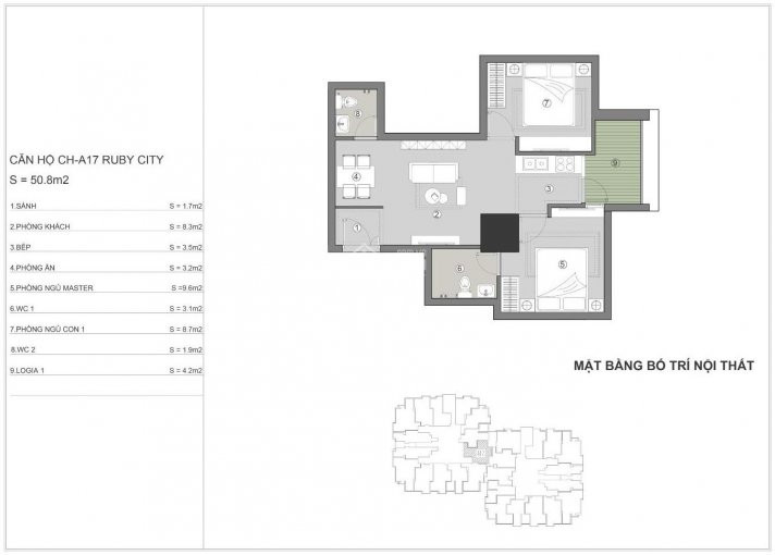 Căn Hộ Cuối Cùng 50,7m2 đẹp Nhất Tòa B1 Chung Cư Ruby City Nhận Nhà ở Ngay, Lh 0966178737 1