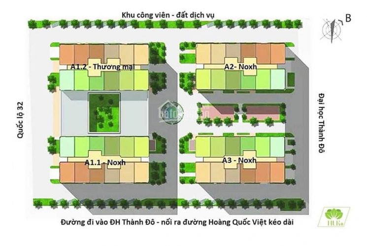 Chỉ Hơn 200tr Sở Hữu Ngay Căn Hộ Mặt đường 32 - Cách Mỹ đình 6km 3