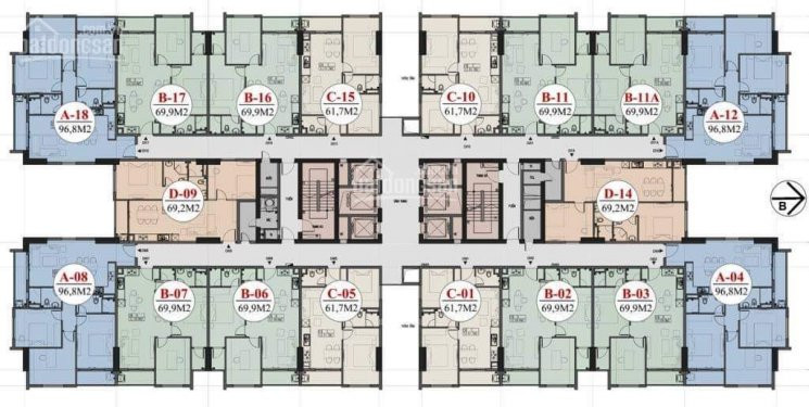 Chính Chủ Bán Căn Hộ Cc Thăng Long Capital T3, Tầng 1205, Dt 617m2, Giá 1,2 Tỷ, Lh 0916419028 1