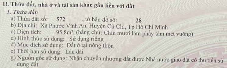 Chính Chủ Bán đất Trần Văn Chẩm, Củ Chi 958m2 Sổ Hồng Chính Chủ 3
