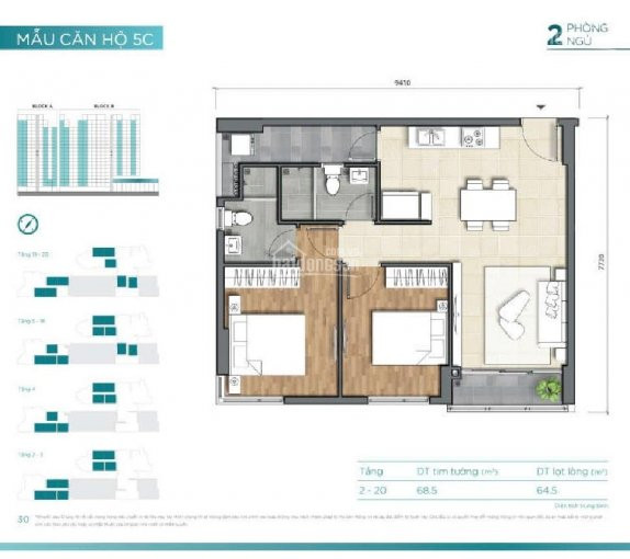 Chính Chủ Bán Nhanh Căn Hộ Có Công Viên Ven Sông 1400m2, Tặng Máy Lạnh + 5 Chỉ Pnj, 2pn 685m2 = 3,85 Tỷ Vat 2