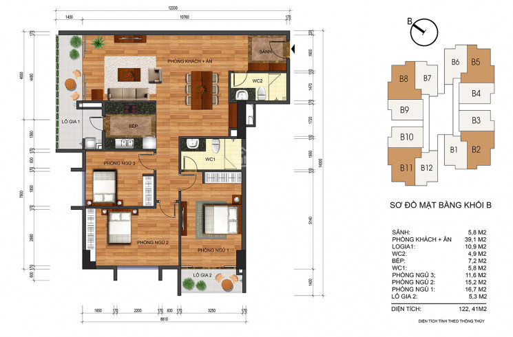 Chính Chủ Bán Nhanh Căn Hộ Hoa Hậu 123m2 Tầng 11 Dự án Thống Nhất, Hướng đông Nam Chỉ 3,75 Tỷ 4