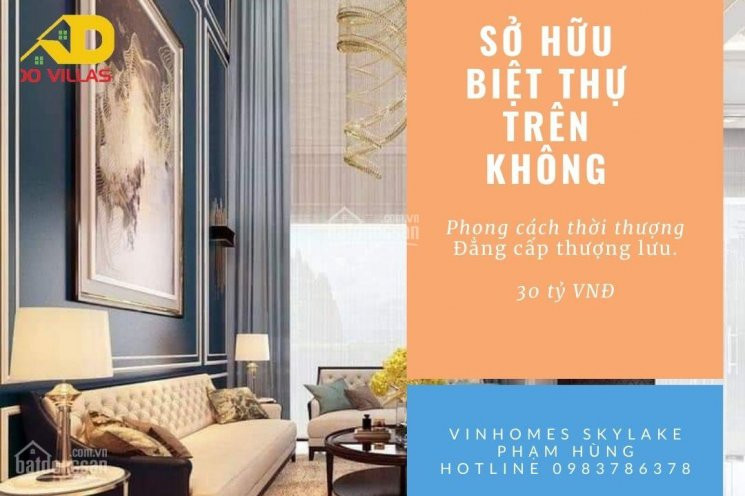 Chính Chủ Bán Nhanh Cắt Lỗ Căn 3 Phòng Ngủ Vinhomes Skylake Phạm Hùng Liên Hệ 0983786378 1