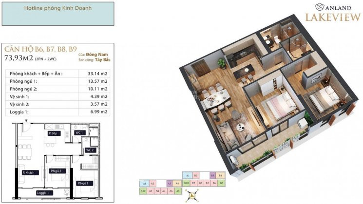 Chính Chủ Bán Nhanh Cắt Lỗ Căn Hộ 2 - 3 Phòng Ngủ Dự án Anland 3, Lakeview Dương Nội, Giá 1,7 Tỷ Lh 0967506216 3