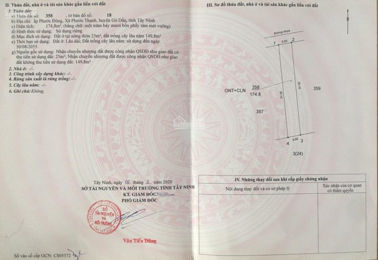 Chính Chủ Bán Nhanh đất Gần Kcn đô Thị Phước đông (5x35) Có Sổ - Có Thổ Cư đang Ngộp 1