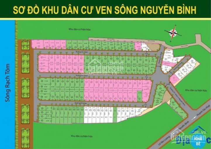 Chính Chủ Bán Nhanh đất Khu Dân Cư Ven Sông Nguyễn Bình 15tr/m2 Ngay Cầu Bà Sáu Cách Phú Mỹ Hưng 20p' Lh 0901194345 1