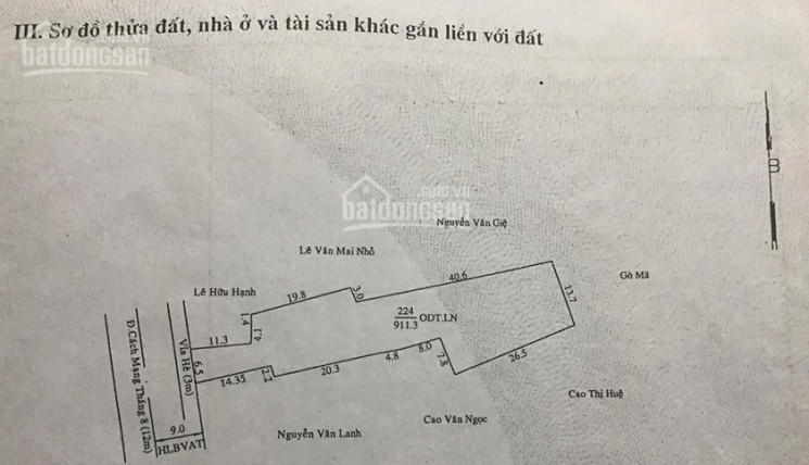 Chính Chủ Bán Nhanh đất Mặt Tiền Cmt8, Gần Chợ Cây Dừa, Thủ Dầu Một Dt: 911m2, Ngang 6,5m Nở Hậu, Giá 31 Tỷ 1