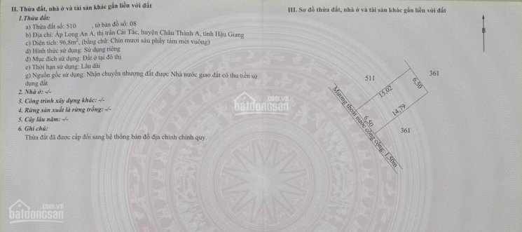 Chính Chủ Bán Nhanh đất Nền Thổ Cư Giá Rẻ, Tt Cái Tắc, Hậu Giang, Gần Quốc Lộ, Gần Công Ty, Khu Dân Cư đông đúc 1