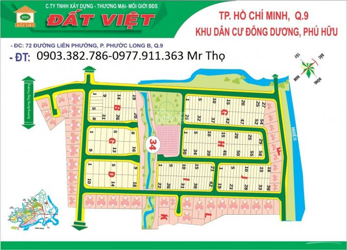 Chính Chủ Bán Nhanh Nhanh đất Nền Dự án đông Dương, Quận 9 Lh 0903382786 Thọ 1