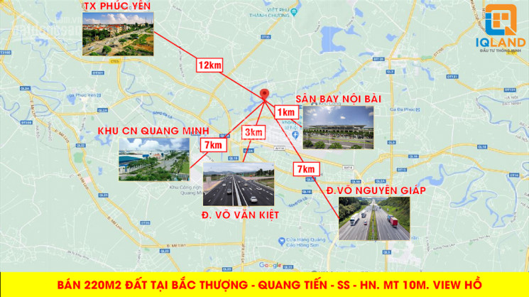 Chính Chủ Cần Bán 1045m  đất Bắc Thượng, Quang Tiến, Sóc Sơn, Hà Nội Lh: 0963645593 3