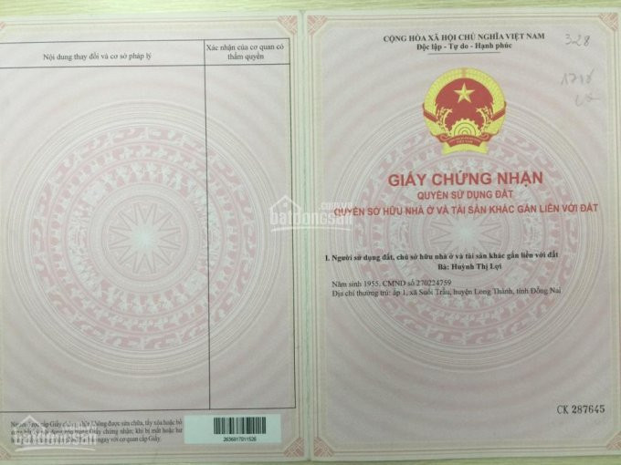 Chính Chủ Cần Bán 2 Lô Khu Phố Thương Mại Long Thành, đồng Nai Giá Rẻ, Chủ đầu Tư Ms Trúc 0909796143 1