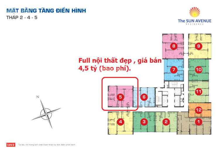 Chính Chủ Cần Bán 3pn -90m2 Tháp 2 Sun Avenue- Full Nội Thất- Hổ Trợ Ngân Hàng 2