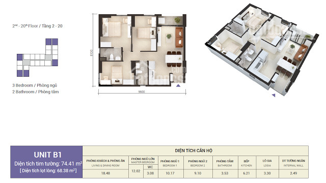 Chính Chủ Cho Thuê Nhanh Căn Hộ Imperial Place Kinh Dương Vương Từ 5,5 Triệu/tháng Lh: 0963129341 6