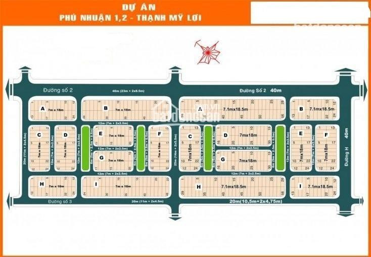 Chủ Cần Bán  Lô đất Phú Nhuận  1 , Tmlq2,  đường  40m  Trương Văn Bang Q2,dt 7x18,5 M Giá 212tr/m 1