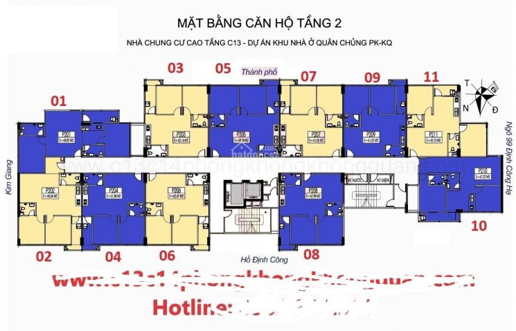 Chủ Nhà Cần Bán Căn Chung Cư C13 định Công Tầng 1008, Dt 62,58m2 Giá 225tr/m2, Lh: 0904516638 1